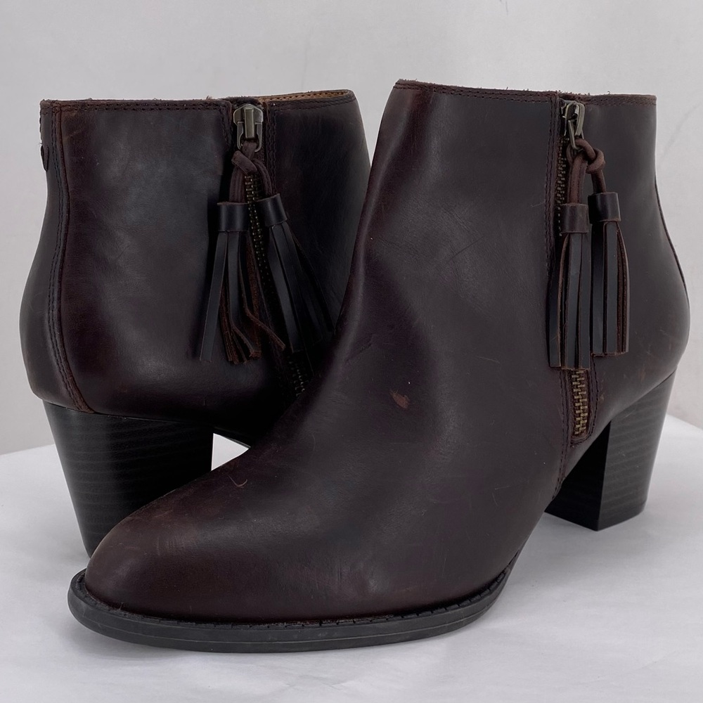 Vionic Dark Brown Ankle Booties - image 1